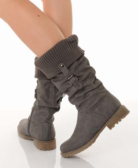 bottes homme gros mollets pas cher